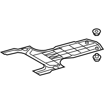 Lexus 51442-53031 Engine Under Cover, No.2