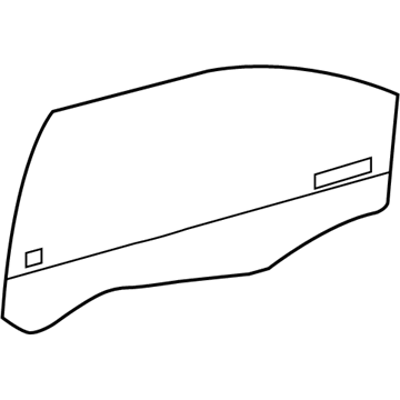 GM 22683746 Door Glass