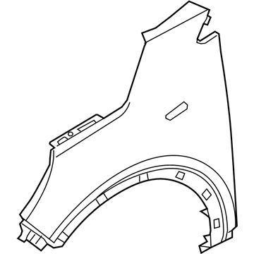 Kia 66311C5000 Panel-Fender, LH