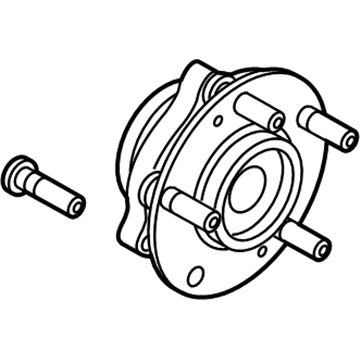 Hyundai 51750-F0000 Front Wheel Hub Assembly