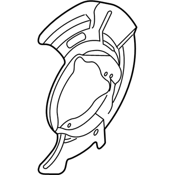 Kia 51755F2000 Cover-Front Brake Disc
