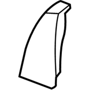 BMW 52-20-6-971-669 Side Section, Imitation Leather, Left