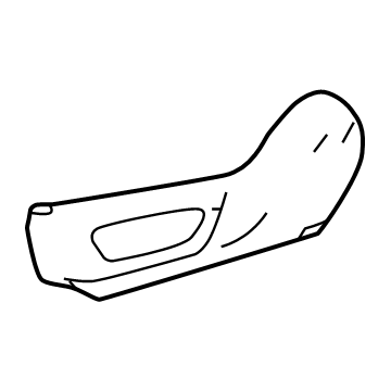 Lexus 71812-78050-C0 SHIELD, FR SEAT CUSH