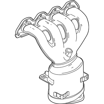 GM 19420229 MANIFOLD ASM, EXH (W/ 3WAY CTLTC CONV - KIT)