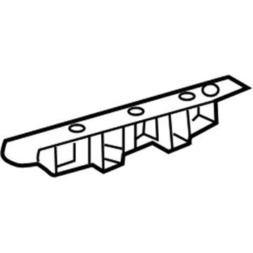 Honda 71193-SDA-A01 Spacer, R. FR. Bumper Side