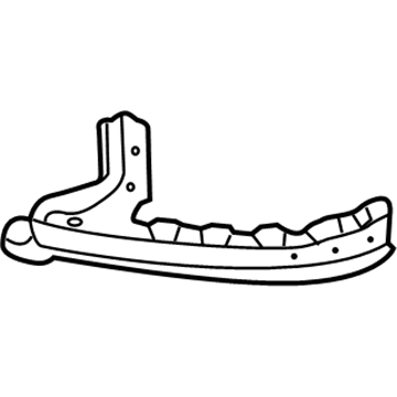 Honda 71190-SDA-A10 Beam, L. FR. Bumper (Upper)