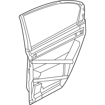 Honda 67510-T2F-A00ZZ Panel Comp, R RR D
