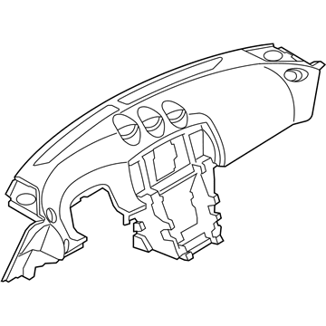 Nissan 68200-1EA5A Panel & Pad Assy-Instrument