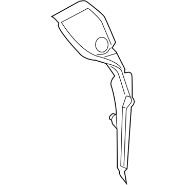 BMW 63-21-5-A5B-4A2 TRIM, DRIP RAIL, RIGHT:639900