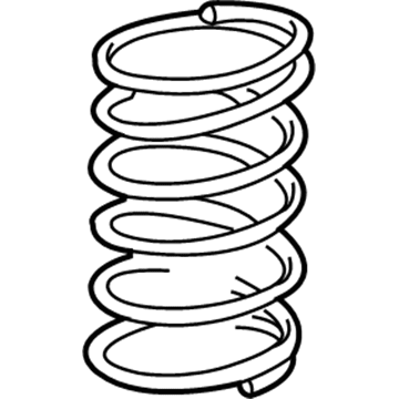 Hyundai 55330-25500--DS Spring-Rear