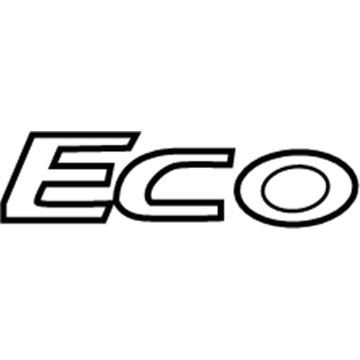 Hyundai 86319-C1000 Eco Emblem