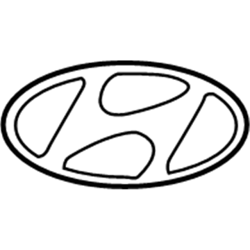 Hyundai 86300-C1000 Symbol Mark Emblem