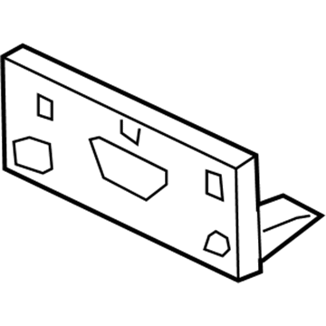 Honda 71145-S5T-A00 Base, Front License Plate