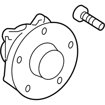 Lexus 43560-30031 Front Axle Hub Sub-Assembly, Left