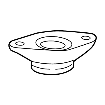 Honda 52670-30A-A01 MT RUBBER COMP, RR