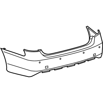 Lexus 52159-50919 Rear Bumper Cover