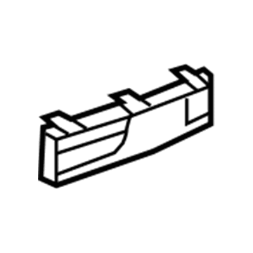 Lexus 52187-50030 Reinforcement, Rear Bumper Arm, RH