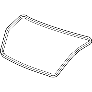 Honda 74865-TS8-A01 Weatherstrip, Trunk Lid