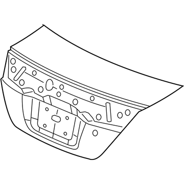 Honda 68500-TS8-A02ZZ Lid Comp, Trunk