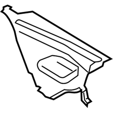 BMW 51-71-7-405-638 Left Apron Cover