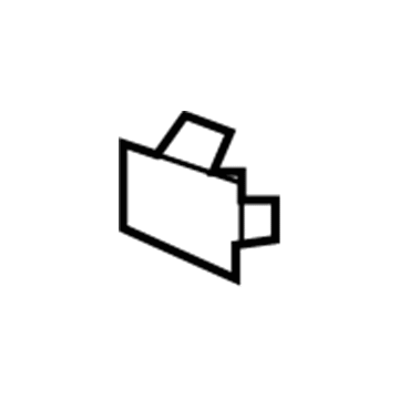 Lexus 52127-48040-A0 Cover, Front Bumper Hole