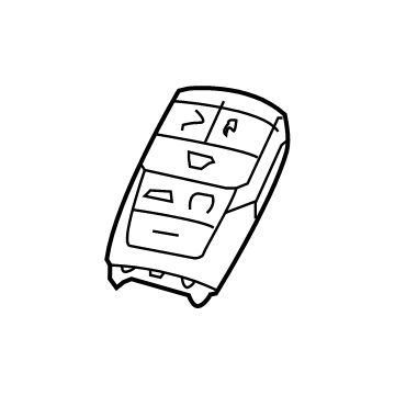 Mopar 68584151AA TRANSMITT-INTEGRATED KEY FOB