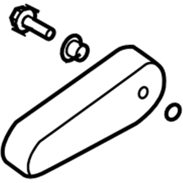 Nissan 87700-ZM00B Front Seat Armrest Assembly