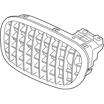 BMW 51-13-7-203-203 Grille, Front, Left