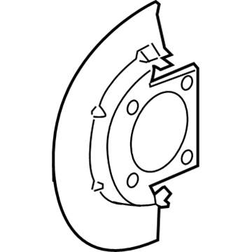 GM 25846355 Shield-Front Brake