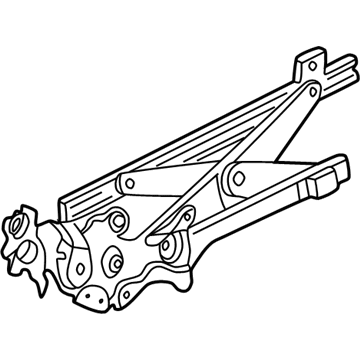 GM 15218051 Front Side Door Window Regulator Assembly