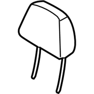 BMW 52-10-7-372-844 Headrest Imitation Leather