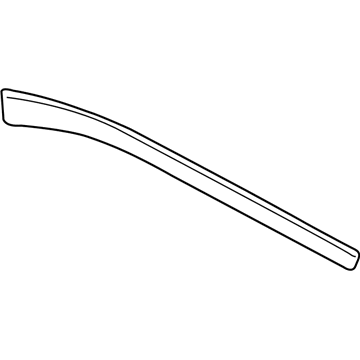 BMW 51-41-2-695-577 Trim Strip, Door, Front, Left