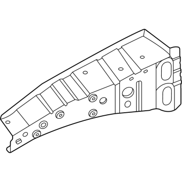 Nissan F4180-5EEMA Reinforcement-Hoodledge, RH