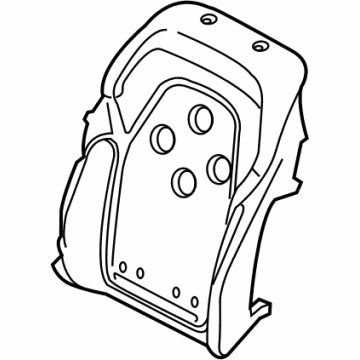 BMW 52-10-7-443-453 FOAM ELEMENT, COMFORT BACKRE