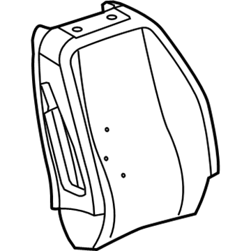 GM 20892991 Seat Back Pad