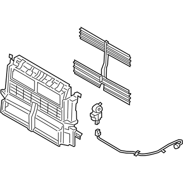Ford DM5Z-8475-A Radiator Shutter Assembly