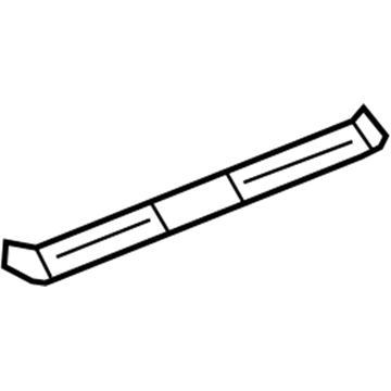 Acura 84203-SJA-A02ZA Garnish, Right Front Side (Outer) (Graphite Black)