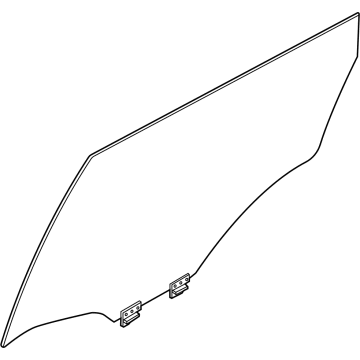 Nissan 82300-6RA0C GLASS ASSY-REAR DOOR WINDOW, RH