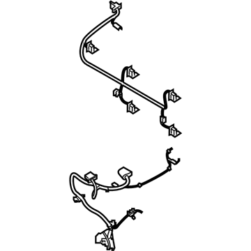 BMW 61-27-8-697-674 COMMUNICATIONS WIRING HARNES