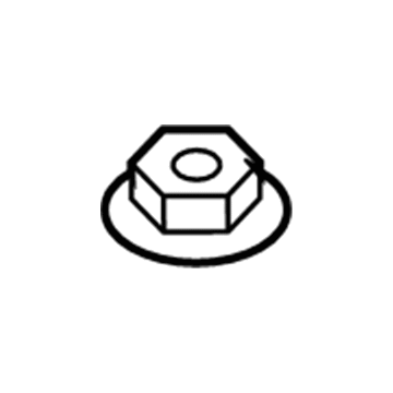 BMW 31-31-6-771-889 Hex Nut With Flange