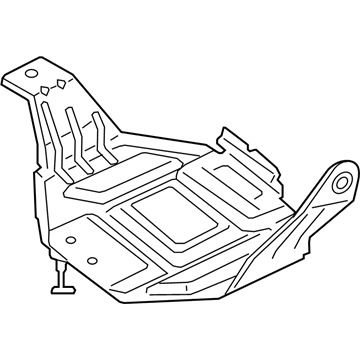BMW 61-21-9-311-079 Battery Tray Auxiliary Battery