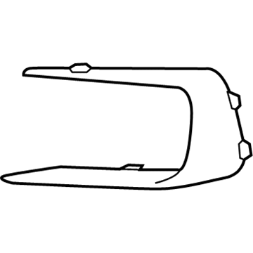 Acura 71104-TJB-A50 Trim Garnish Right, Front Bumper