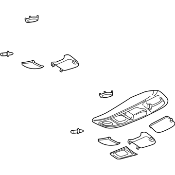 Ford 3L2Z-78519A70-CAA Overhead Console