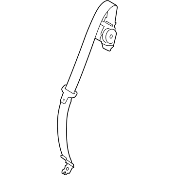Ford CJ5Z-78611B64-AG Center Seat Belt