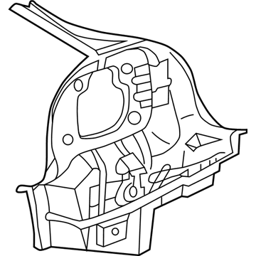 Hyundai 69141-3D100 Panel Complete-Combination Lamp Housing, LH