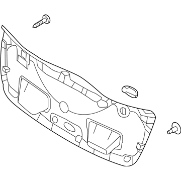 Hyundai 81750-1R200-B1 Panel Assembly-Tail Gate Trim