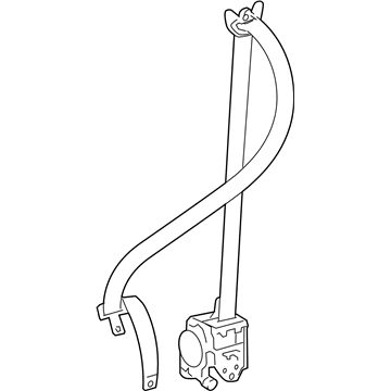 Lexus 73210-50540-A0 Belt Assembly, Front Seat
