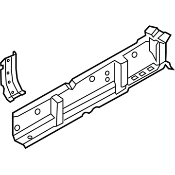BMW 41-00-7-377-917 Exterior Left Engine Support