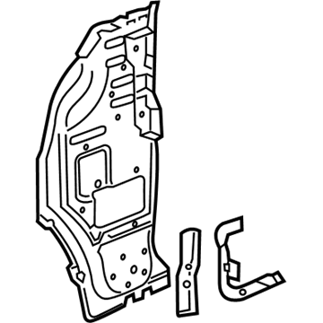 GM 23372534 Inner Hinge Pillar