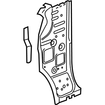 GM 23372533 Inner Hinge Pillar